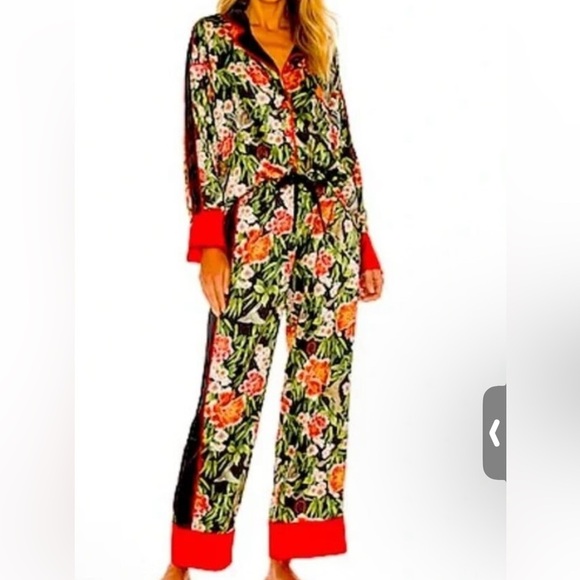 HAH/Free People Other - HAH X FREE PEOPLE HAH ECO PAJAMA SET “Flock 2gether” NWT sz XL